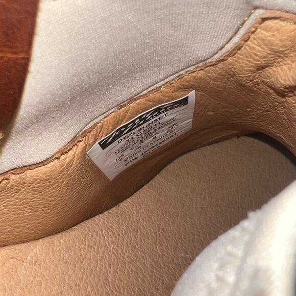 Tony Lama Brown Leather Slip-On Western Chelsea Boots Women’s Size 8 - Picture 9 of 15